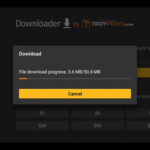 Downloader comenzará a descargar Veoplay Plus